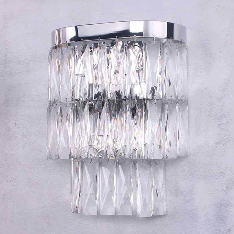 Бра Crystal Pendants Regena Chrome Wall Lamp Хром Прозрачный (Transparent) Бра Crystal Pendants Regena Chrome Wall Lamp Хром Прозрачный (Transparent) в Барнауле | Loft Concept