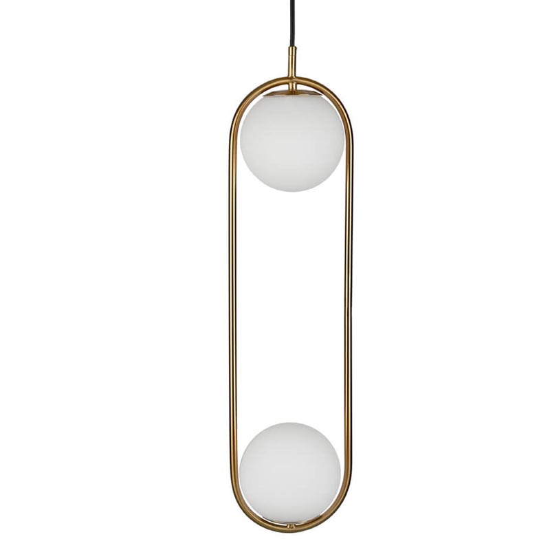 Подвесной светильник B.LUX C Ball double ball copper Белый Медь Подвесной светильник B.LUX C Ball double ball copper Белый Медь в Барнауле | Loft Concept