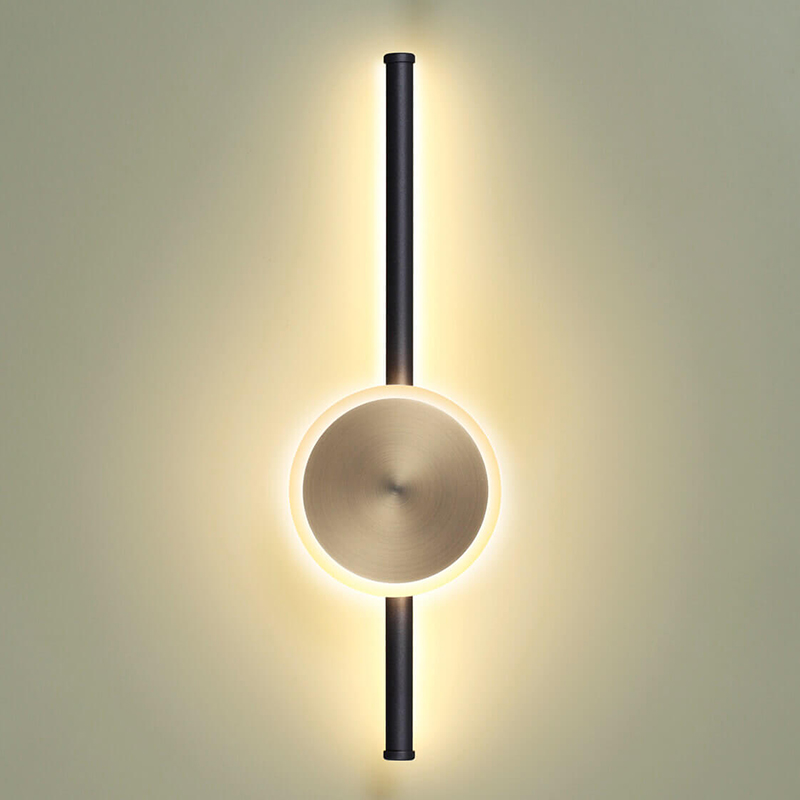 Бра Barrette Circle Sconce Черный Античная Бронза Бра Barrette Circle Sconce Черный Античная Бронза в Барнауле | Loft Concept