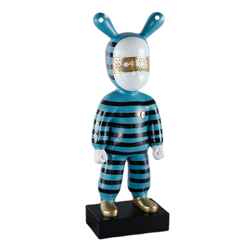 Rolito Large Figurine Blue Синий Черный Золотой Rolito Large Figurine Blue Синий Черный Золотой в Барнауле | Loft Concept