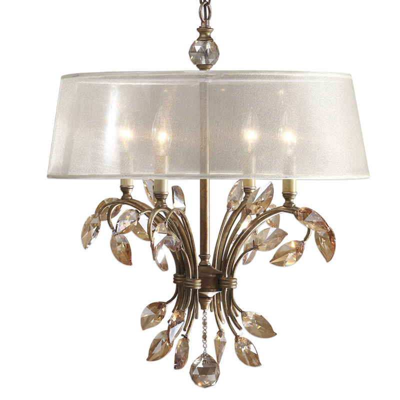 Люстра Malory Crystal Petals Chandelier Бронза Люстра Malory Crystal Petals Chandelier Бронза в Барнауле | Loft Concept