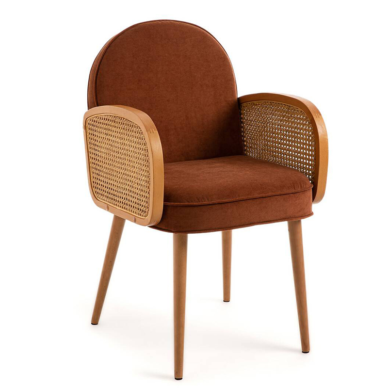 Стул Morten Wicker Terracotta Chair Терракотовый Стул Morten Wicker Terracotta Chair Терракотовый в Барнауле | Loft Concept