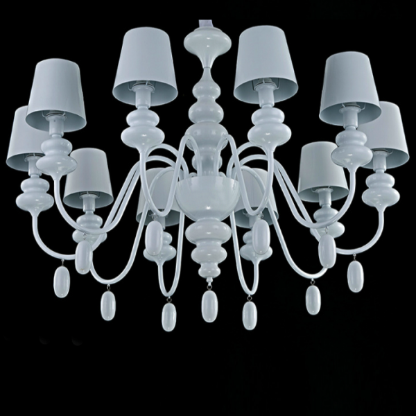 Люстра Masiero Eva Chandelier 10 Белый Люстра Masiero Eva Chandelier 10 Белый в Барнауле | Loft Concept