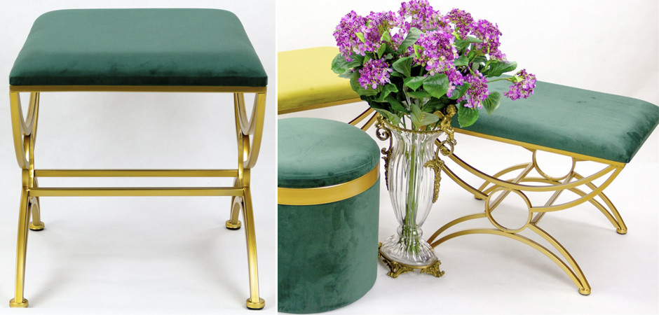 Пуф Art Deco Shapes Emerald Пуф Art Deco Shapes Emerald - Loft-Concept в Барнауле