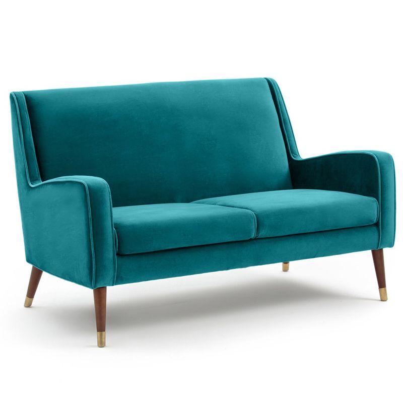 Диван Classic Furniture синий Синий Латунь Диван Classic Furniture синий Синий Латунь в Барнауле | Loft Concept