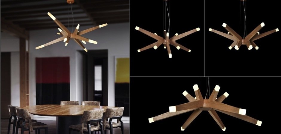 Люстра Wooden Glowworm Star Люстра Wooden Glowworm Star - Loft-Concept в Барнауле