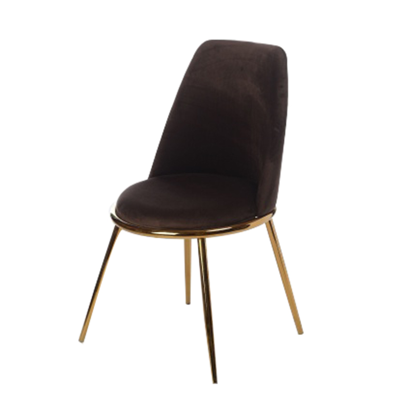 Стул Chairs Velvet Brown Коричневый Золотой Стул Chairs Velvet Brown Коричневый Золотой в Барнауле | Loft Concept