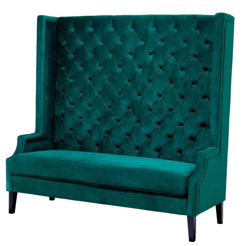 Диван Eichholtz Sofa Spectator Изумрудный Черный Диван Eichholtz Sofa Spectator Изумрудный Черный в Барнауле | Loft Concept