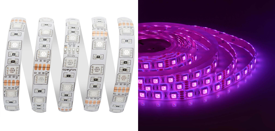 Светодиодная влагозащищенная лента 14,4W/m 60Led/m 5050SMD разноцветная 1M Светодиодная влагозащищенная лента 14,4W/m 60Led/m 5050SMD разноцветная 1M - Loft-Concept в Барнауле