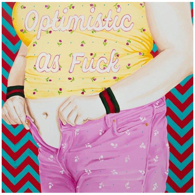 Картина Optimistic as Fuck Мульти Картина Optimistic as Fuck Мульти в Барнауле | Loft Concept