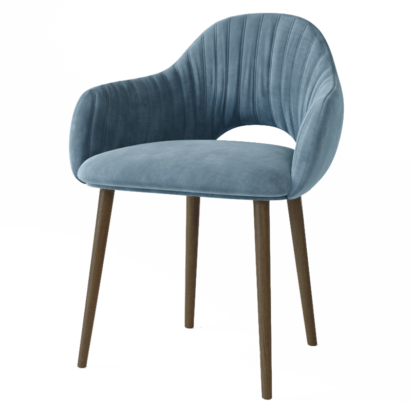 Стул California blue Голубой Коричневый Стул California blue Голубой Коричневый в Барнауле | Loft Concept