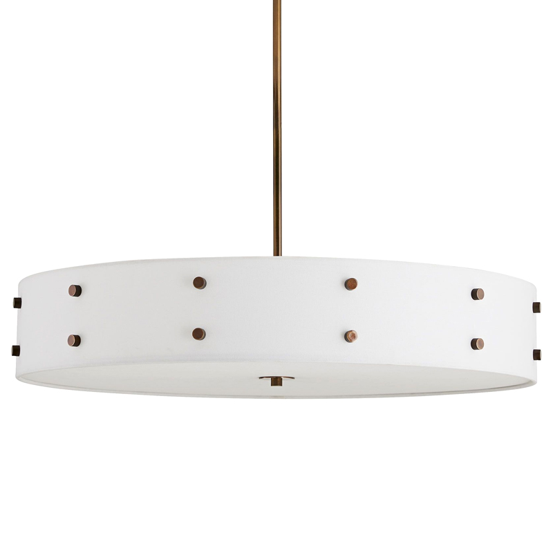 Люстра Arteriors HOCKLEE CHANDELIER Коричневый Белый Люстра Arteriors HOCKLEE CHANDELIER Коричневый Белый в Барнауле | Loft Concept