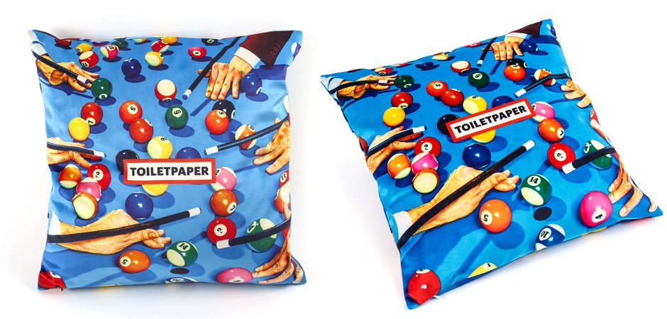 Подушка Seletti Cushion Snooker Toiletpaper Подушка Seletti Cushion Snooker Toiletpaper - Loft-Concept в Барнауле