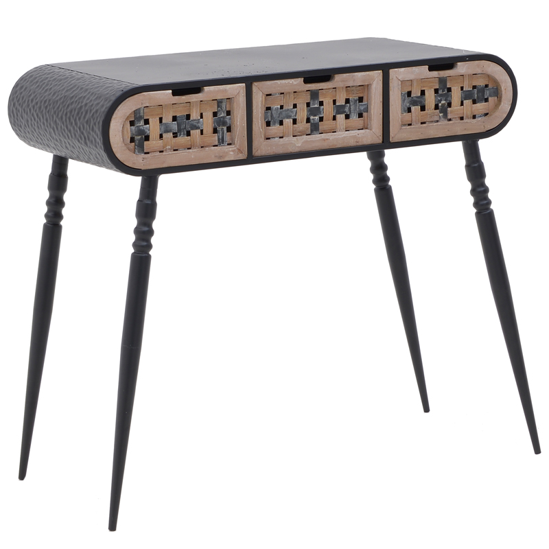 Консоль Fidelia Console Черный Бежево-серый Консоль Fidelia Console Черный Бежево-серый в Барнауле | Loft Concept