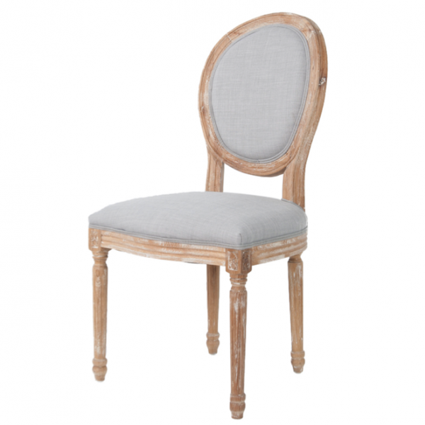 Стул French chairs Provence Light grey Chair Серый Бежевый Стул French chairs Provence Light grey Chair Серый Бежевый в Барнауле | Loft Concept