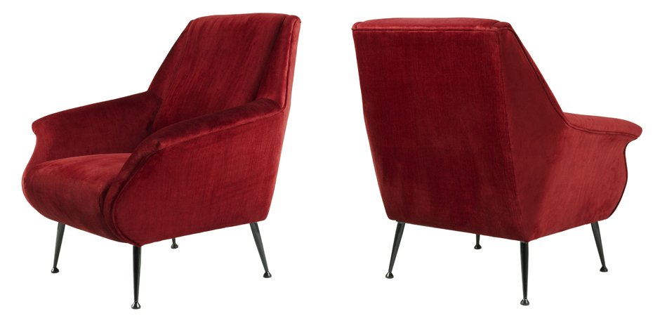 Кресло Eichholtz Chair Trezzo Red Кресло Eichholtz Chair Trezzo Red - Loft-Concept в Барнауле