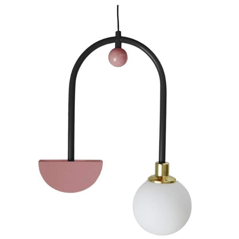 Дизайнерский Светильник Pink Space II Ceiling Lamp by Dovain Studio Белый Розовый Черный Дизайнерский Светильник Pink Space II Ceiling Lamp by Dovain Studio Белый Розовый Черный в Барнауле | Loft Concept