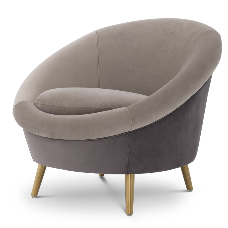 Кресло Eichholtz Chair Giulia Серый Латунь Кресло Eichholtz Chair Giulia Серый Латунь в Барнауле | Loft Concept