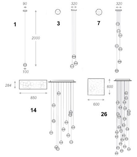 Bocci Led Crystal Glass Ball 1 в Барнауле