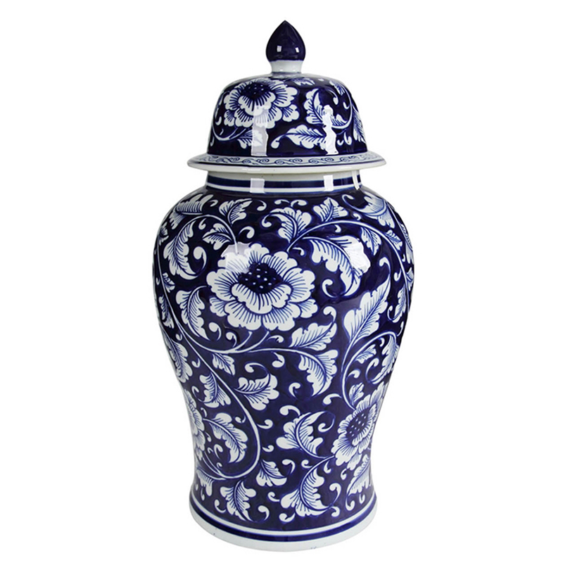 Ваза Celia Vase Белый Синий Ваза Celia Vase Белый Синий в Барнауле | Loft Concept