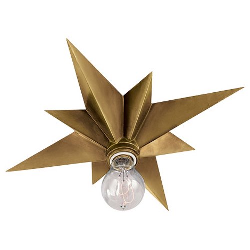 Потолочный светильник Star Ceiling Mount brass Латунь Потолочный светильник Star Ceiling Mount brass Латунь в Барнауле | Loft Concept