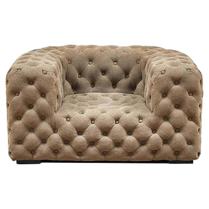 Кресло Soho Tufted Beige Armchair Бежевый Кресло Soho Tufted Beige Armchair Бежевый в Барнауле | Loft Concept