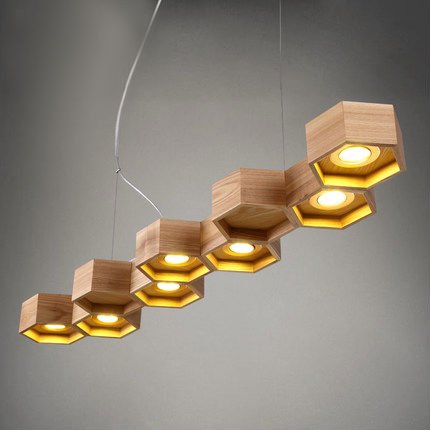 Люстра Honeycomb 7 Loft Wooden Ecolight Люстра Honeycomb 7 Loft Wooden Ecolight в Барнауле | Loft Concept