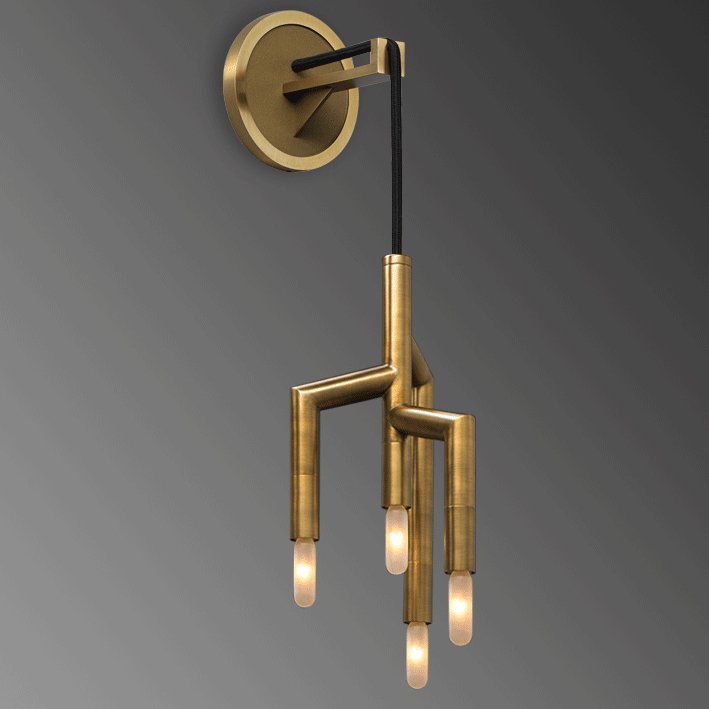 Бра Jonathan Browning - RAMEAU Wall Lamp Латунь Бра Jonathan Browning - RAMEAU Wall Lamp Латунь в Барнауле | Loft Concept