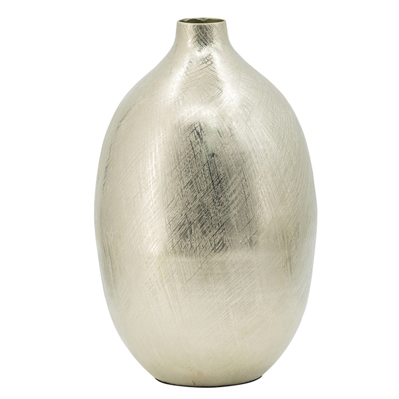 Ваза Silvian Vase silver Серебряный Ваза Silvian Vase silver Серебряный в Барнауле | Loft Concept