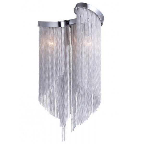 Бра Atlantis Chain Wall Lamp Black White Белый Бра Atlantis Chain Wall Lamp Black White Белый в Барнауле | Loft Concept