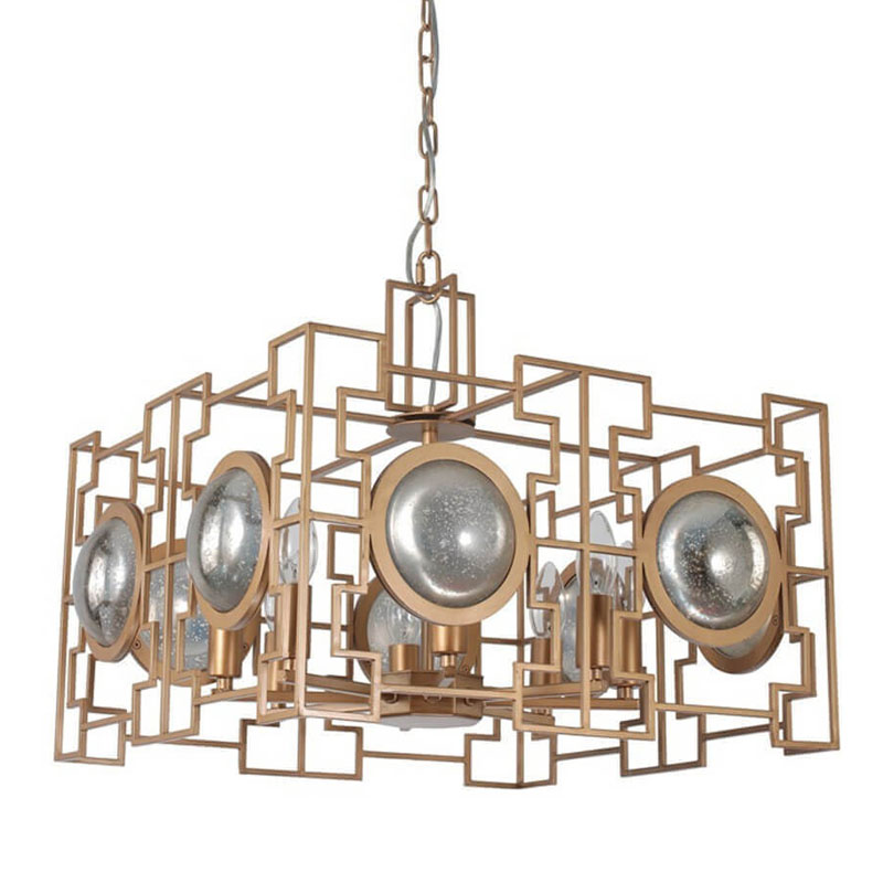 Люстра Ulisses Chandelier Золотой Люстра Ulisses Chandelier Золотой в Барнауле | Loft Concept
