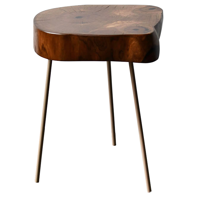 Приставной стол Povey Industrial Metal Rust Side Table Коричневый Бежевый Приставной стол Povey Industrial Metal Rust Side Table Коричневый Бежевый в Барнауле | Loft Concept