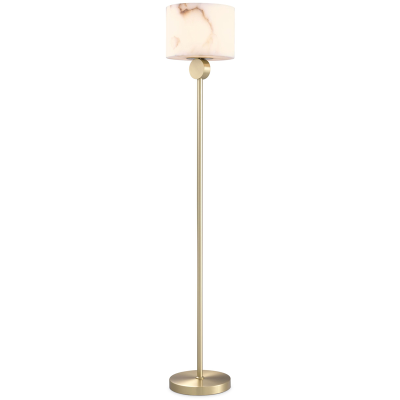 Торшер Eichholtz Floor Lamp Etruscan Brass Латунь Белый Торшер Eichholtz Floor Lamp Etruscan Brass Латунь Белый в Барнауле | Loft Concept