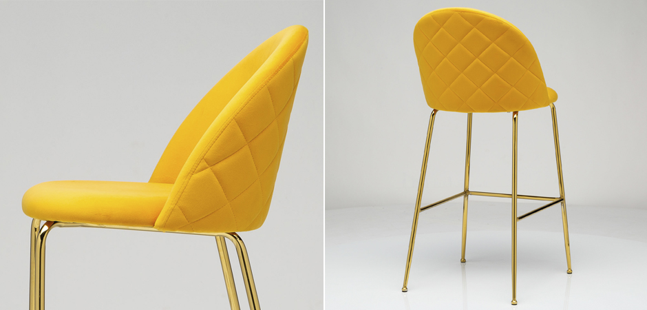 Барный стул Vendramin Bar Stool yellow Барный стул Vendramin Bar Stool yellow - Loft-Concept в Барнауле
