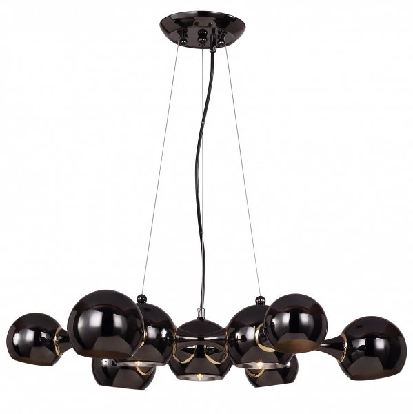 Люстра Chemical Light Chandelier 9 Black Черный в Барнауле | Loft Concept 