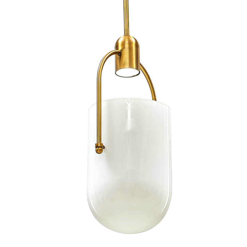 Подвесной светильник Allied Maker Hanging Lamp Золотой Белый Подвесной светильник Allied Maker Hanging Lamp Золотой Белый в Барнауле | Loft Concept