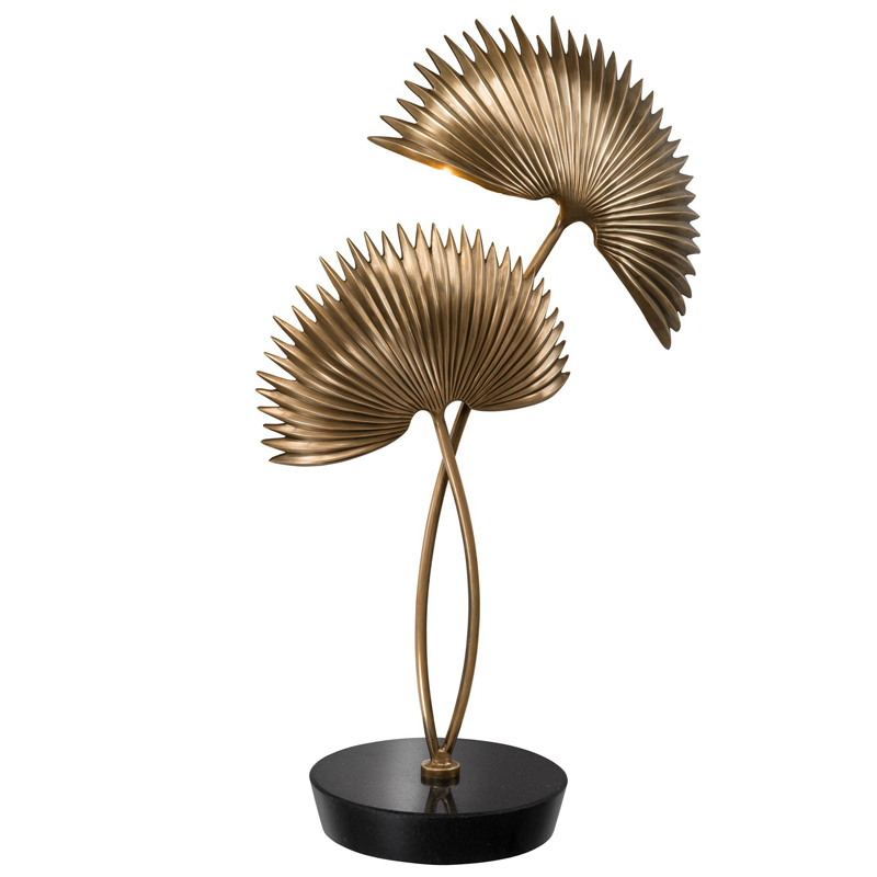 Настольная лампа Eichholtz Table Lamp Hacienda Винтажная латунь Черный Настольная лампа Eichholtz Table Lamp Hacienda Винтажная латунь Черный в Барнауле | Loft Concept