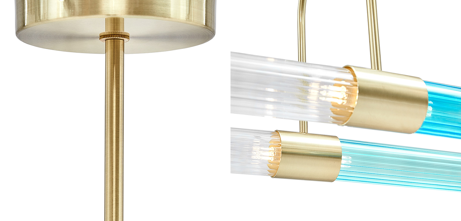 Люстра Lucia Tube Chandelier - фото