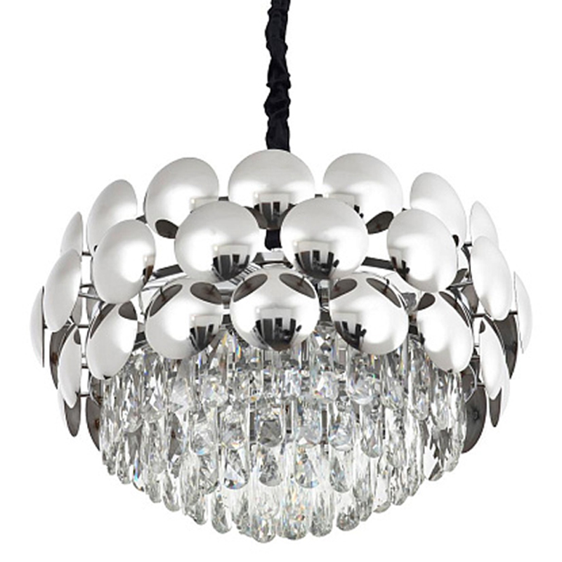 Люстра Egeskov Chrome с Хрустальным Плафоном Хром Люстра Egeskov Chrome с Хрустальным Плафоном Хром в Барнауле | Loft Concept