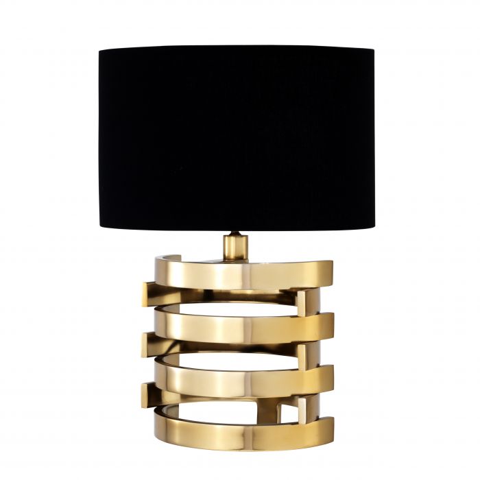 Настольная лампа Eichholtz Table Lamp Boxter S Глянцевое золото Черный Настольная лампа Eichholtz Table Lamp Boxter S Глянцевое золото Черный в Барнауле | Loft Concept
