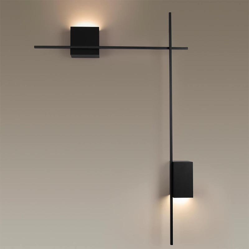 Бра Blocks Wall Light Black Angle Черный Бра Blocks Wall Light Black Angle Черный в Барнауле | Loft Concept