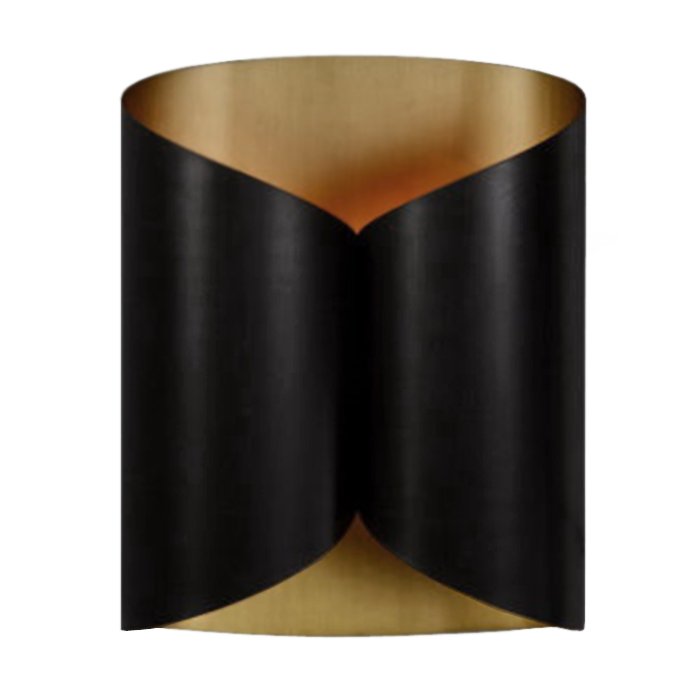 Бра Black and Brass Roll Латунь Античная полированная Черный Бра Black and Brass Roll Латунь Античная полированная Черный в Барнауле | Loft Concept