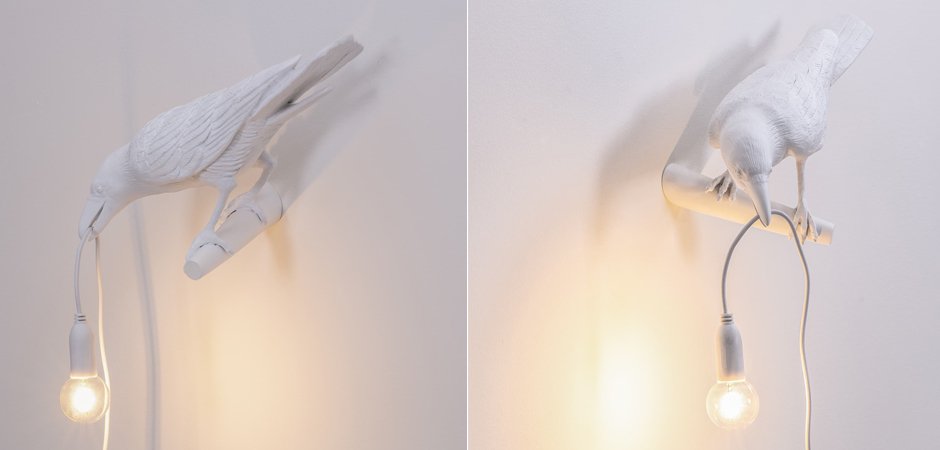 Бра Seletti Bird Lamp White Looking Бра Seletti Bird Lamp White Looking - Loft-Concept в Барнауле