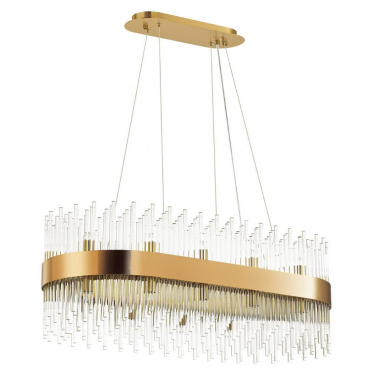 Люстра Nembus Chandelier Gold Oval Бронза в Барнауле | Loft Concept 
