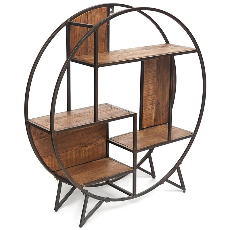 Стеллаж Acacia Shelving Renfrey Древесина Черный Стеллаж Acacia Shelving Renfrey Древесина Черный в Барнауле | Loft Concept