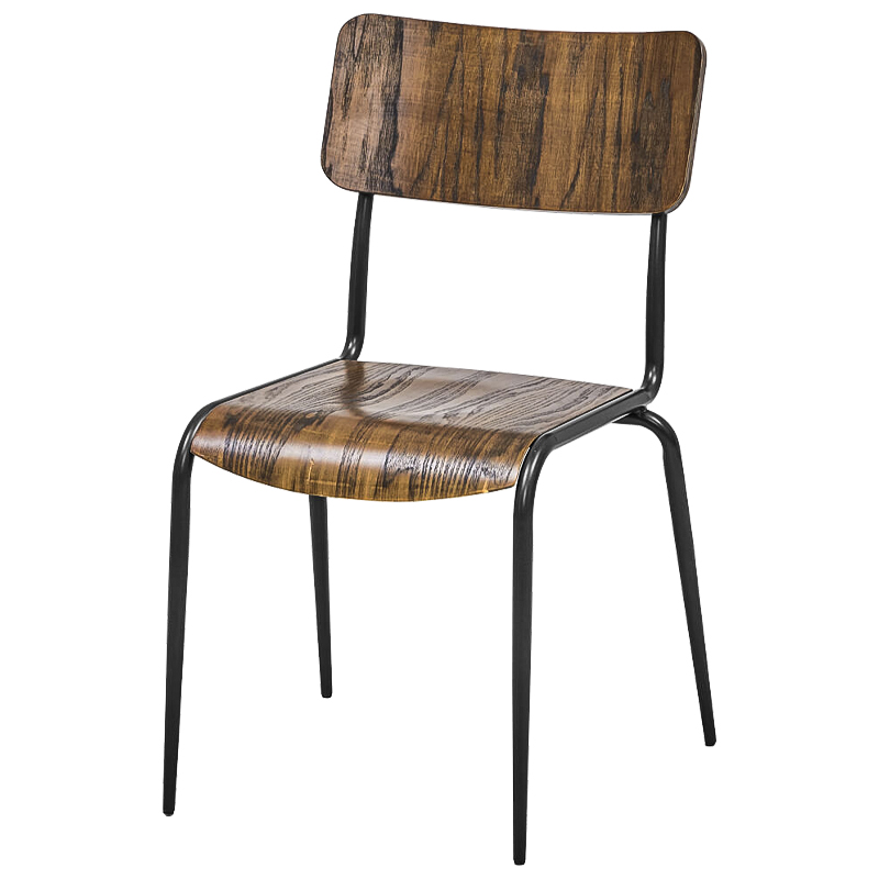 Стул Joshua Loft Stool II Коричневый Черный Стул Joshua Loft Stool II Коричневый Черный в Барнауле | Loft Concept