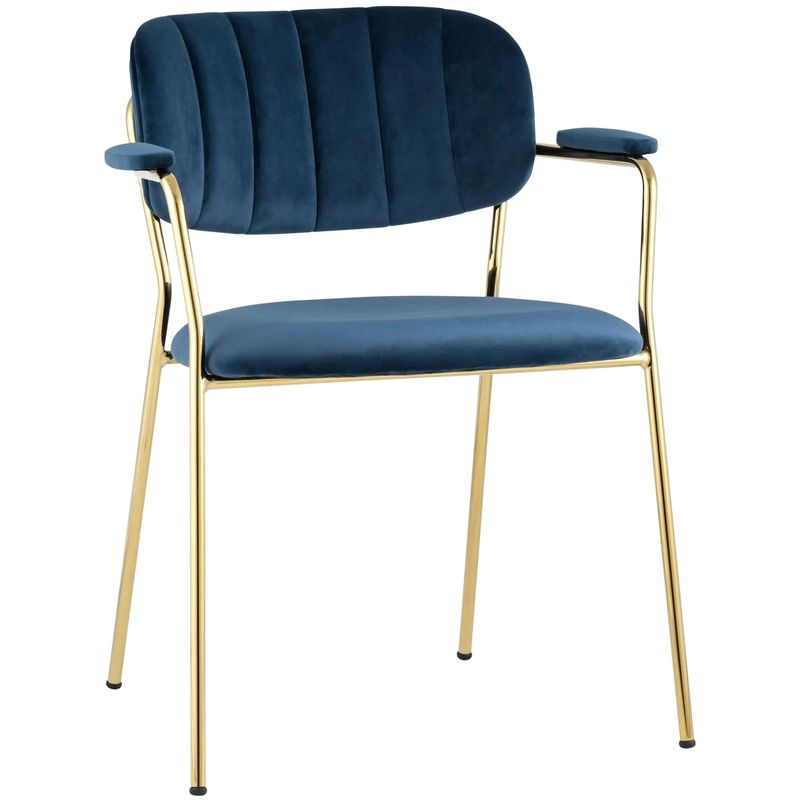 Стул Singer Chair Золотой Металл Синий Велюр Синий Золотой Стул Singer Chair Золотой Металл Синий Велюр Синий Золотой в Барнауле | Loft Concept