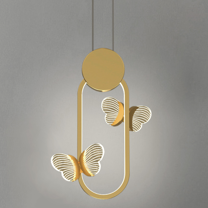 Светильник Butterfly Gold Oval Прозрачный Золотой Светильник Butterfly Gold Oval Прозрачный Золотой в Барнауле | Loft Concept