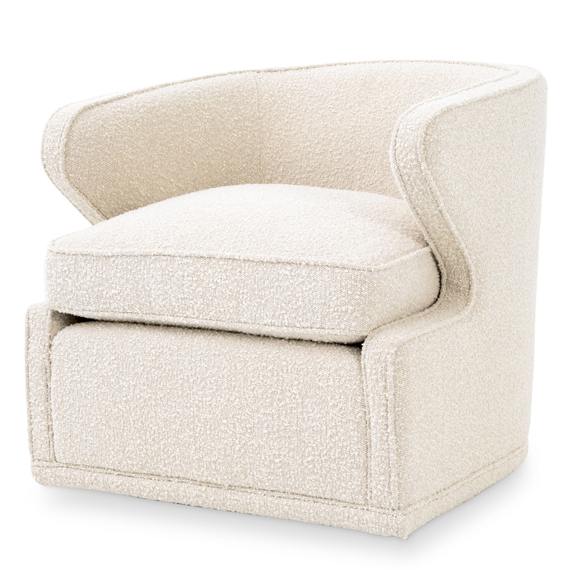 Кресло Eichholtz Chair Dorset Boucle cream Кремовый в Барнауле | Loft Concept 
