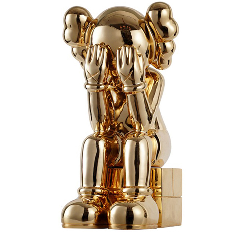 Статуэтка KAWS Passing Through Gold Золотой Статуэтка KAWS Passing Through Gold Золотой в Барнауле | Loft Concept